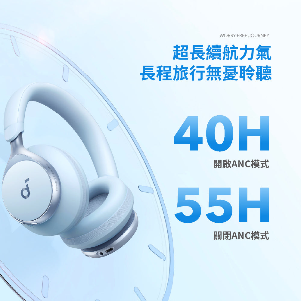 soundcore Space One 降噪藍牙耳罩式耳機