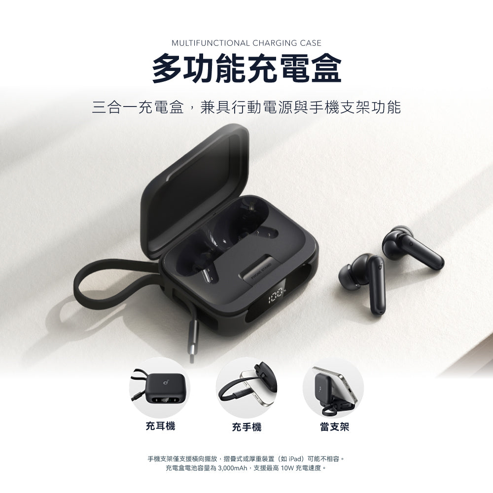 soundcore P41i 二合一行動電源降噪真無線藍牙耳機