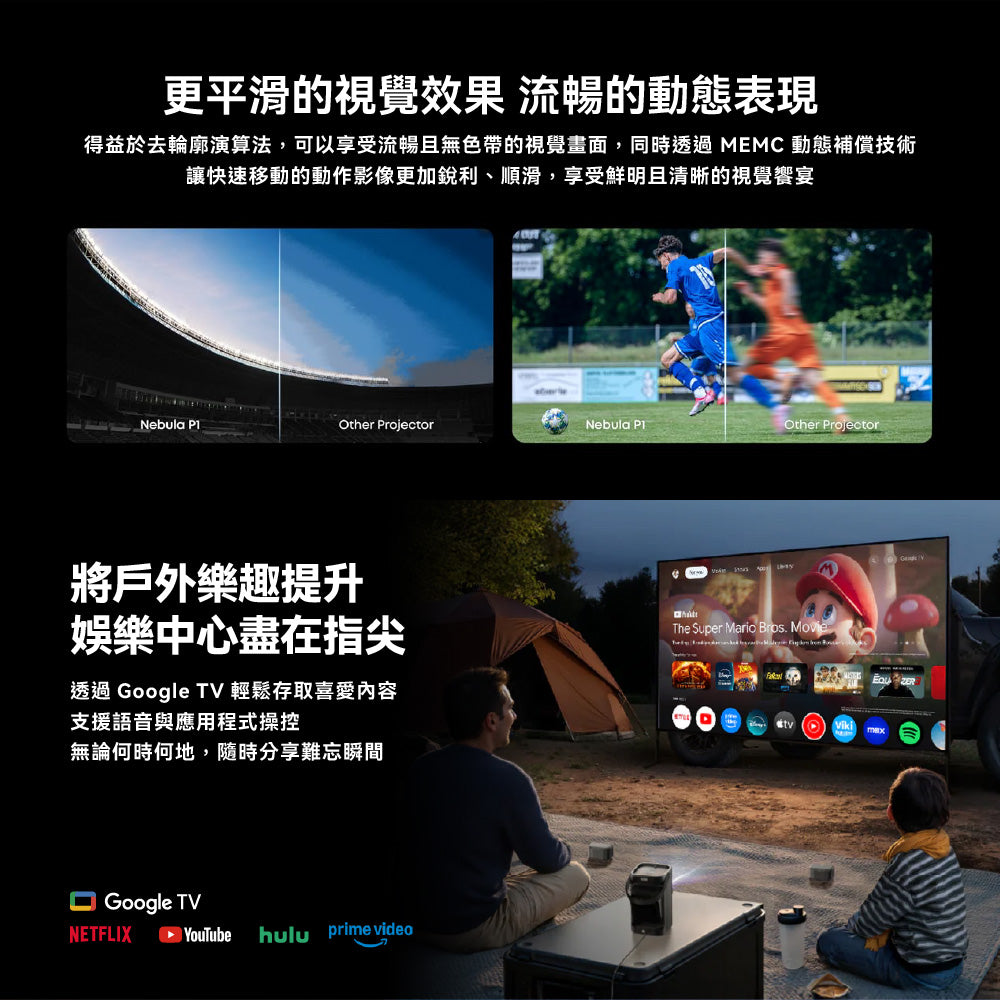 soundcore Nebula P1 行動劇院智慧投影機